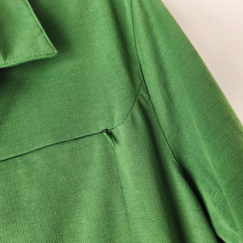 Eddie Bauer Green Short Sleeve Polo Shirt Performance Wear Wicking Men's Tall L - Picture 4 of 8